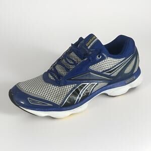 Reebok Runtone Mens Running Shoes Sneakers Size 14 Silver Blue Comfort Athletic